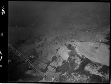 Big Creek - Mammoth Pool - Excavation of cutoff trench
