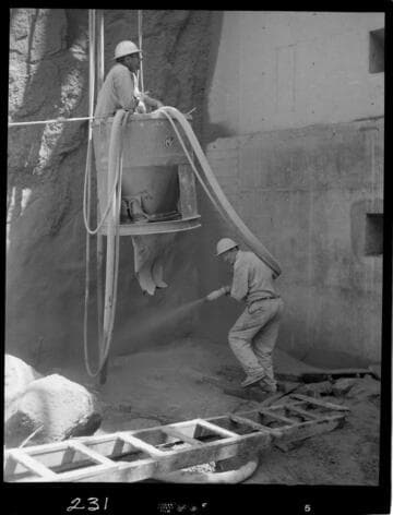 Big Creek - Mammoth Pool - Grouting diversion tunnel portal