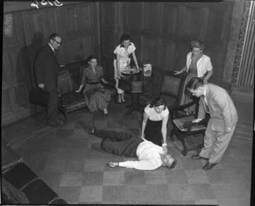 Man passed out on floor