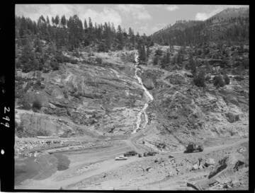 Big Creek - Mammoth Pool - Daulton Creek in new channel