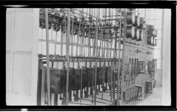The switchboard at Tulare Substation