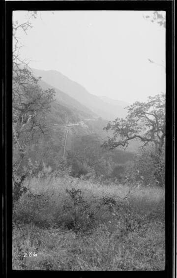 View of the siphon and the main conduit at Kaweah #3 Hydro Plant