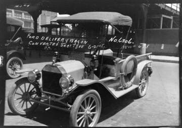 PL&P Ford delivery wagon