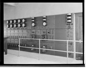 The switchboard at Exeter Substation