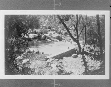 Tulare County Power Company - The dam and reservoir for the hydro plant