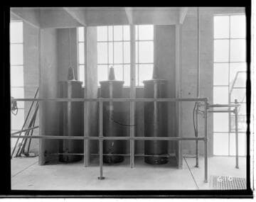 The lightning arresters at Exeter Substation