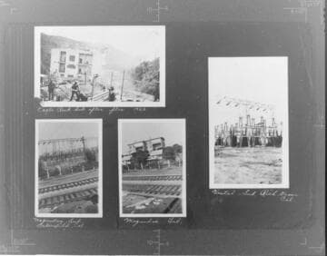 Eagle Rock Sub. after fire 1922. ; Magundon Sub., Bakersfield CA ; Magundon Sub. ; Vestal Sub., Rich Grove, CA