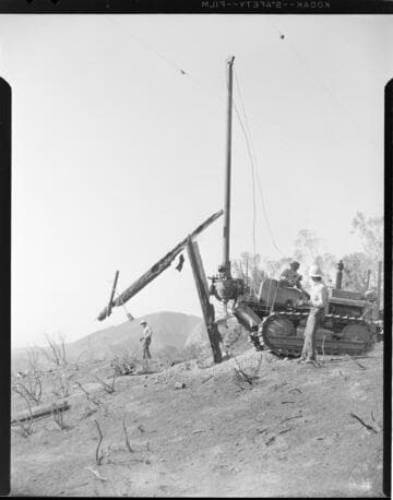 Edison crews repairing damage from Malibu Fire