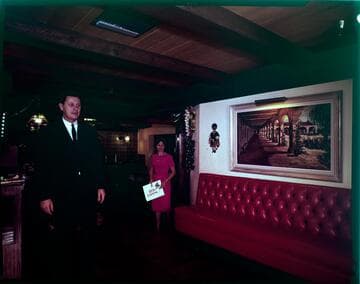 Reception Lobby of a Red Onion restaurant