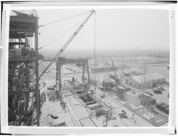 Etiwanda Steam Station - Looking east from Boiler #2 drum level