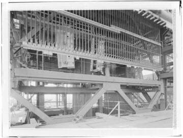 Etiwanda Steam Station - Progress of erection