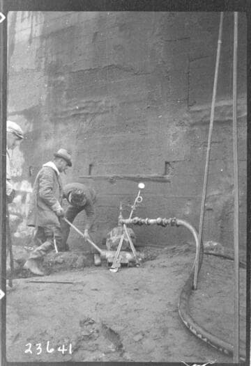 Big Creek, Huntington Lake Dams - West end Dam #2