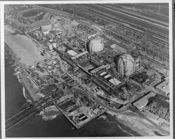 San Onofre Units Two and Three under construction, 1979