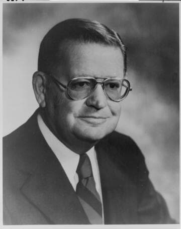 Portrait of Jack King Horton, Edison President and/or Chief Executive Officer, 1959-1980