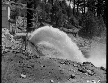 Portal Powerhouse - Side Channel Diversion thru openings in 12' diameter pipe