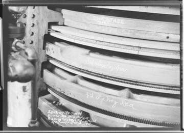 Section removed from #5 steam turbine at Redondo