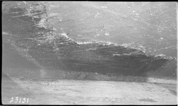 Big Creek, Florence Lake Dam - Arch 8 asbestile coating torn off near haunch 8-9