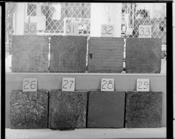 T2 Testing - Specimens used in Cracking, Crazing, and Sag tests