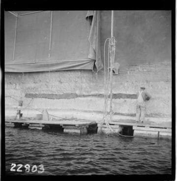 Big Creek, Huntington Lake Dams - Dam 1 Upstream face
