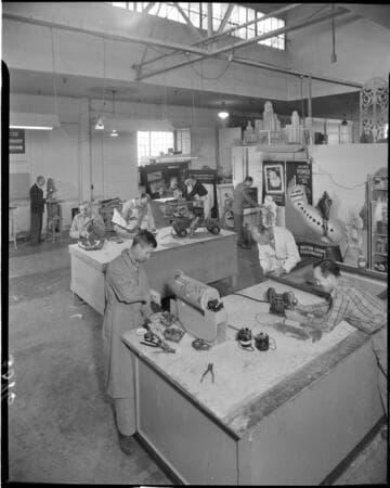 Display department at work