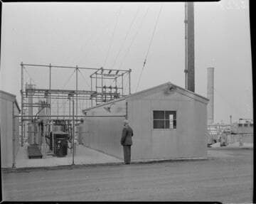 Industrial oil pumping - Substation - Continental Oil Co