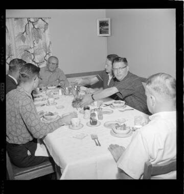 Group of men on a Big Creek Hydroelectric tour