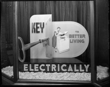 General Office display window