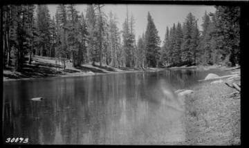 Vermilion Valley - Bear Dam - Lake between moraine elevation 9300'