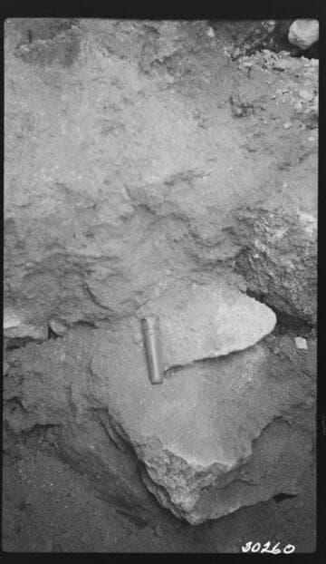 Big Creek, Huntington Lake Dams - Dam 1, Test pit