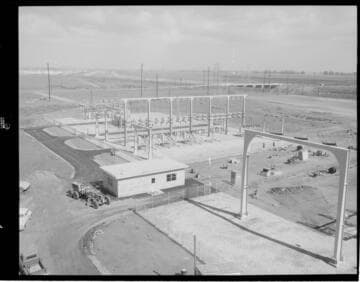Stadium Substation under construction