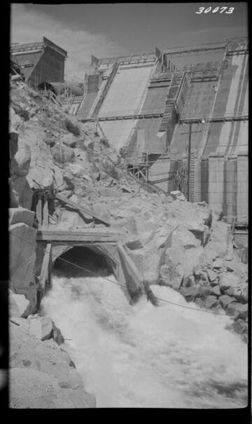 Big Creek Powerhouse #4 - Outlet of diversion tunnel