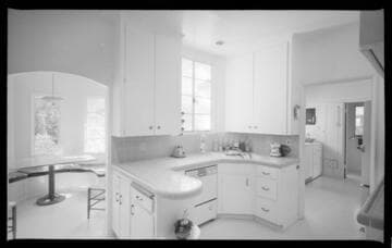 All-electric kitchen in an older home