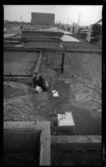 Construction of a building foundation