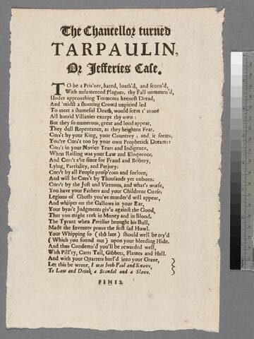 The Chancellor turned Tarpaulin, or Jefferies case