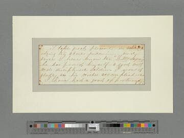 Abraham Lincoln note to Edwin M. Stanton