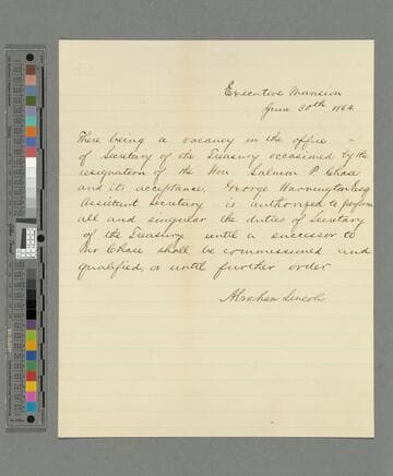 Abraham Lincoln, Washington, D.C., appointment of George Harrington
