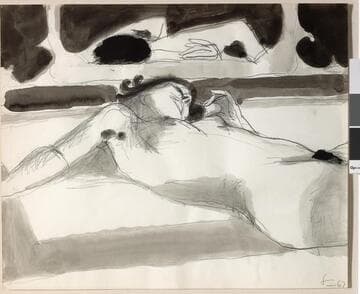 Figure Drawing Series No.  73, 1967