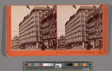 The Palace Hotel, from Market Street, San Francisco