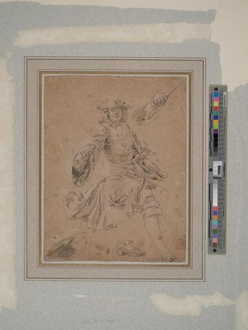 Study of a Man on Horseback