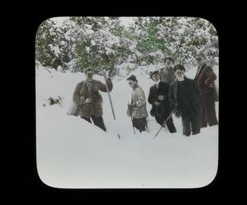 Scene in the San Gabriel Mountains where the balloon landed