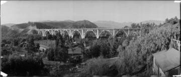 Colorado Street Bridge, Pasadena. 1914