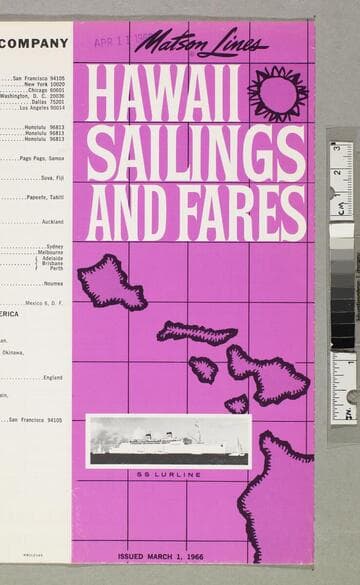 Hawaii sailings and fares