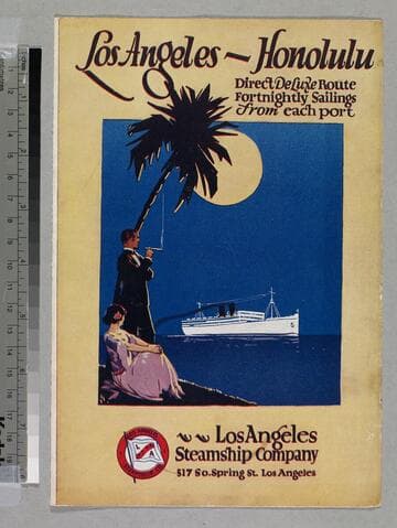 Deck sports and entertainment at sea on board S. S. Calawaii : enroute Honolulu, T. H. to Los Angeles, California