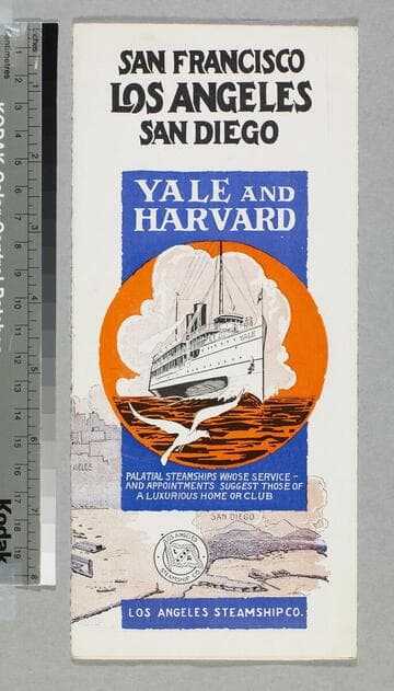Yale and Harvard : Palatial steamships whose service and appointments suggest those of a luxurious home or club