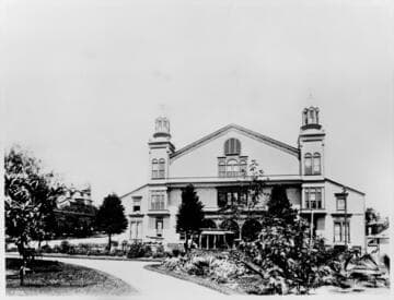 Fifth and Olive Streets, Hazard's Pavilion, 1887