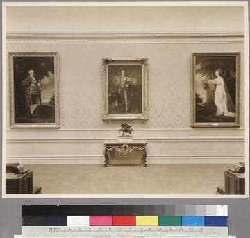 Portrait gallery in the Huntington residence