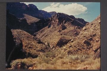 Up Crystal Creek from junction with Dragon