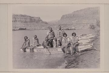 The Nevills party which had been through Cataract Canyon