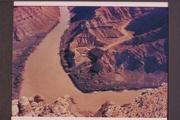 Mouth of Butler or Red Lake Canyon.  Approx. gauge:  30,000 cfs