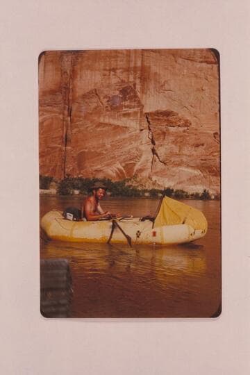 Parkman Brooks in Idiot's Delight.  Glen Canyon.  Run from Mexican Hat to Lees Ferry